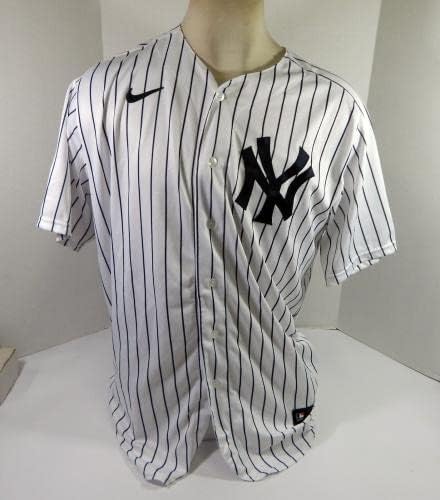 2020-ra a New York Yankees Mike Ford 42 Játék Kiadott O Használt Fehér Jersey HGS P JRD 2 - Játék Használt MLB Mezek