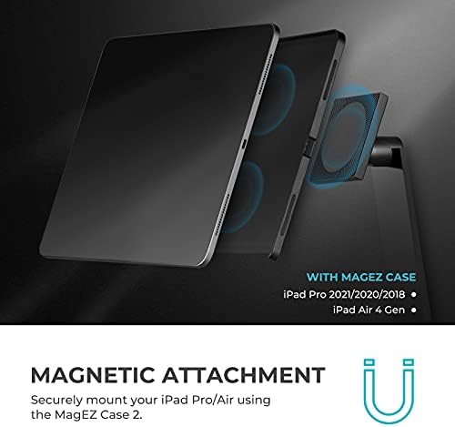PITAKA Mágneses Állvány, valamint az Esetben a 2022/2021 iPad Pro 12.9 inch 6./5. Genration, Mágikus Billentyűzet Comptable