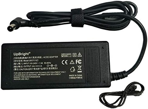 UpBright 24V AC/DC Adapter Kompatibilis a Samsung HW-H450 HW-H450/ZA Donga HW-450 HWH450 HW-H450/ZA HW-H450ZA HW-H450/XS