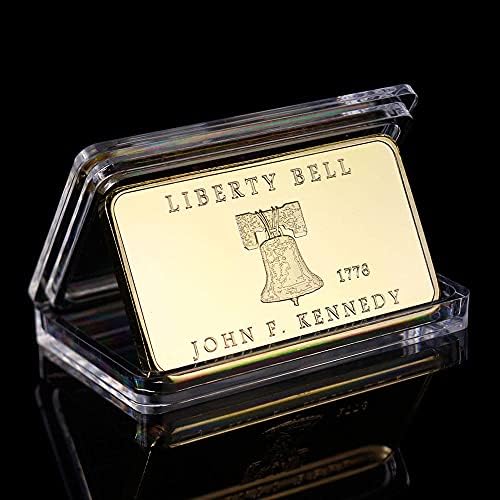 Amerikai egyesült Államok Liberty Bell 1776Kennedy Egyesült állunk, Ne taposs Rám Emlékérme Arany Bevonatú Bár Gyűjtemény