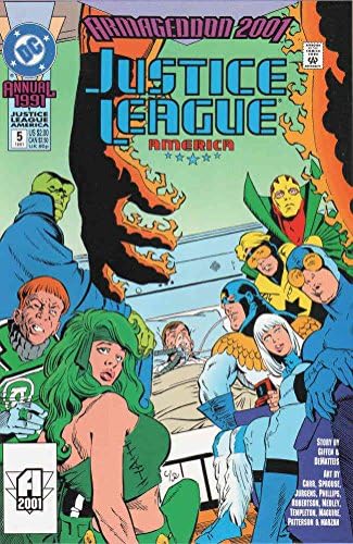 Justice League-Amerika Éves 5 VF/NM ; DC képregény