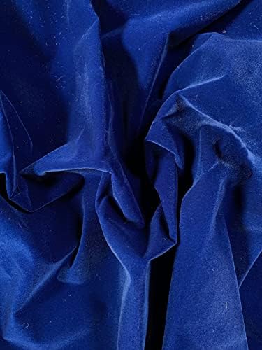 Camryn Royal Kék Polyester Nem Nyúlik Bársony Anyagból, A gyár által Kárpit, könyvborító, Kopjafa, Bélés, Jelmezek,