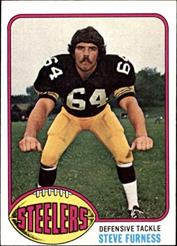 1976 Topps 341 Steve Furness Pittsburgh Steelers (Foci Kártya) VG/EX Steelers Rhode Island