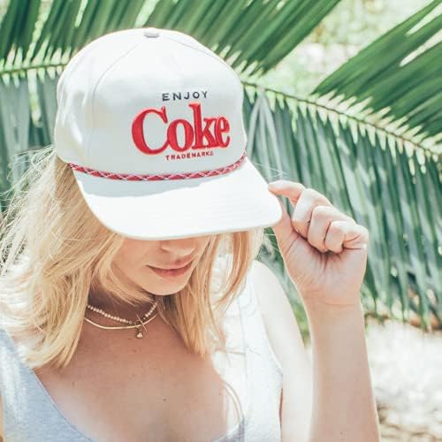 AMERIKAI TŰ Coca Cola Állítható Baseball Sapka Klasszikus Kólát, Kap OSFA Új