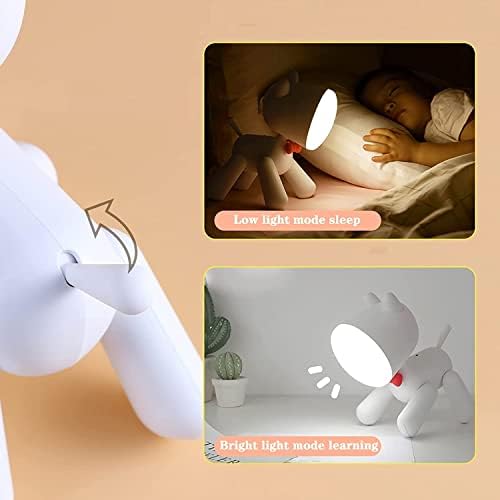Krobot LED Gyermekek Éjszakai Fény Kapcsolóval szabályozható Baby Care Fény Hordozható USB Töltés Éjszakai Fény Állítható