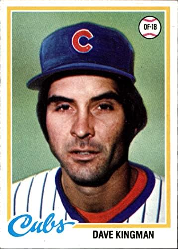 1978 Topps 570 Dave Kingman Chicago Cubs (Baseball Kártya) NM/MT Cubs