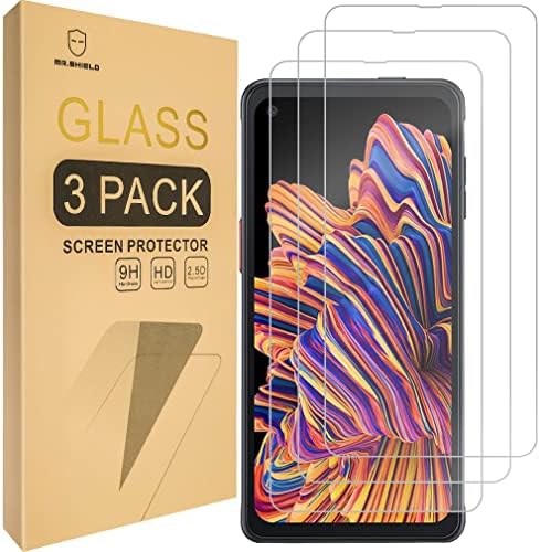 Mr Pajzs [3-Pack] Célja Samsung Galaxy Xcover Pro [Rövidebb Alkalmas az Esetben Változat] [Edzett Üveg] [Japán Üveg