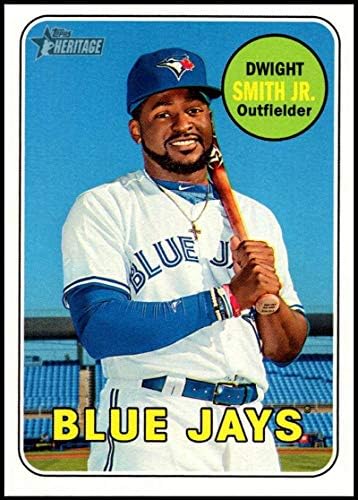 2018 Topps Örökség Magas Száma Baseball 646 Dwight Smith Jr. - Toronto Blue Jays MLB Hivatalos Kereskedési Kártya