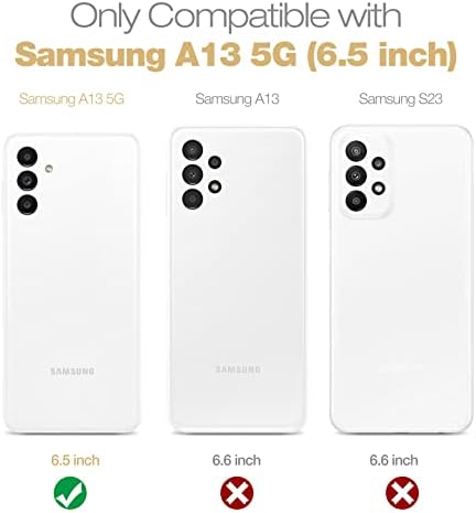 SURITCH Samsung Galaxy A13 5G az Esetben, Beépített képernyővédő fólia Samsung A13 5G az Esetben a Teljes Test Védelem