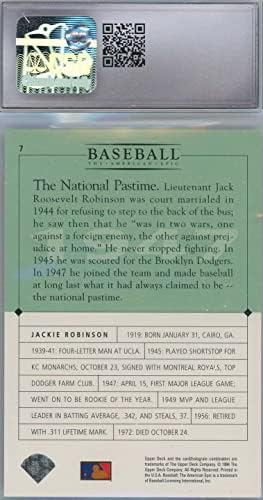 Jackie Robinson 1994 Felső szint GM Baseball Kártya 7 Osztályozott KSI 10