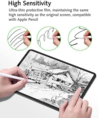 Bioton Paperfeel Pro képernyővédő fólia Kompatibilis iPad Air 5./4. Generációs 10.9 Inch (2022/2020) & iPad Pro 11 inch