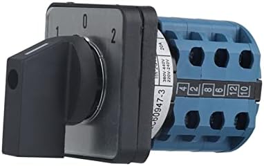 Selector Rotary Switch 5-20A 220V Egyetemes Átváltó Kapcsoló 3 állású 3 Csomó Elektromos Motor irányváltó Kapcsoló 1DB