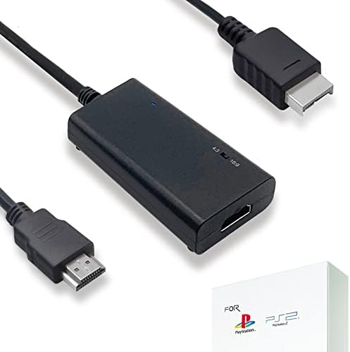 LevelHike HDMI Kábel Playstation 2 & Playstation 1 Konzol (PS2 & PS1), PS1/PS2-HDMI Adaptert, az Igaz RGB Jel Kimenet