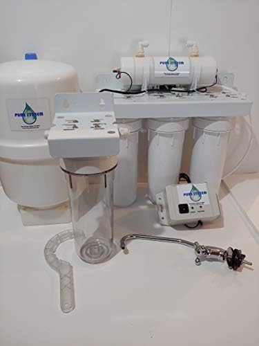 PureStreem Lúgos Víz Ionizátor Készülék | Vízszűrő Rendszer Segítségével a Víz Szűrők + Elektrolízis - Ez egy Alá-Mosogató