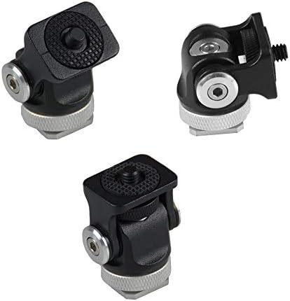 Kamera Mező Monitor tartó tartó 180° - Os Forgó Vlogger Videó Mini Állvány Hideg Cipő 1/4 Csavar a Mikrofon, LED Videó