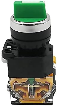AXTI 22mm Választó Gomb Rotary Switch Reteszelés Pillanatnyi 2NO 1NO1NC 2 3 helyezze DPST 10A 400V hálózati Kapcsoló