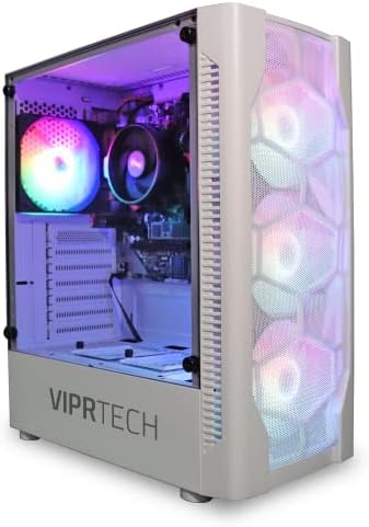 ViprTech Hóvihar Játék PC, Asztali Számítógép AMD Ryzen 3 2200G, AMD Radeon Vega 8 Grafika, 8GB DDR4 RAM, 128GB M. 2