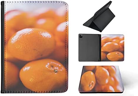 Mandarin Gyümölcs, Narancs Egészséges 2 FLIP Tabletta ESETBEN Fedezi az Apple IPAD PRO 11 (2018) (1ST GEN) / IPAD PRO