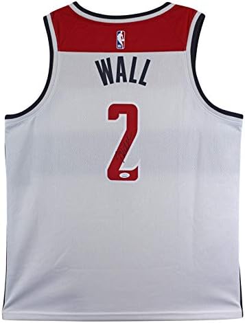 Varázslók John Wall Aláírt Fehér Nike Swingman Jersey SZÖVETSÉG Tanú - Dedikált NBA Mezek