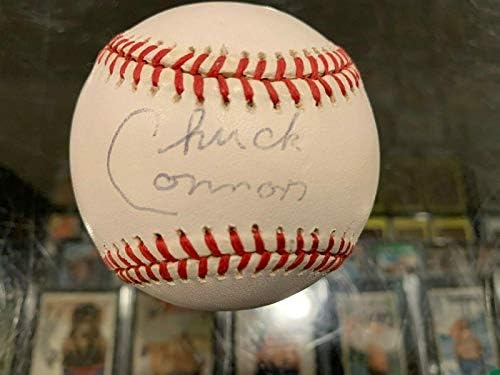 Chuck Conners a Lövész Színész Egyetlen Dedikált Baseball Szövetség Hitelesített - Dedikált Baseball