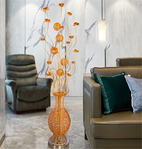 MGWYE Rusztikus Dekoratív Nappali állólámpa Tanulmány Hálószoba Személyre szabott Lámpa, Váza, Kézzel készített Arany