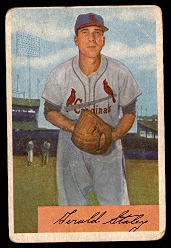 1954 Bowman 14 Gerry Staley St. Louis Cardinals (Baseball Kártya) SZEGÉNY Bíborosok
