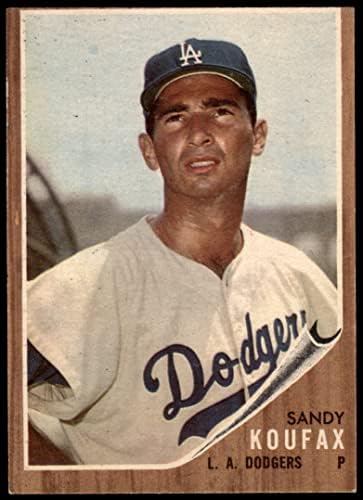 1962 Topps 5 Sandy Koufax Los Angeles Dodgers (Baseball Kártya) JÓ Dodgers