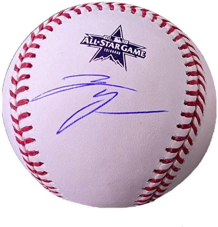 Shoehei Ohtani Aláírt 2021 ALL STAR Játék Baseball FANATIKUSOK & MLB HITELESÍTETT - Dedikált Baseball