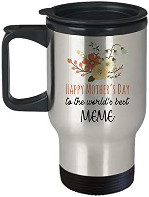 Boldog anyák napját Kávés Bögre Ajándék Mém C1TM Aranyos Virágos Nők Tea Csésze Virágok Menni Hordozható Újdonság Dobon