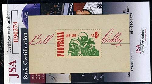 Bill Dudley SZÖVETSÉG Coa Kézzel Aláírt 1969-Es Labdarúgó-Bélyeg Kijelző Autogram - Dedikált Focilabda
