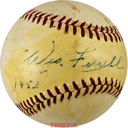 Wes Ferrell Dedikált Vintage Reach-AL Baseball Írva 1953 - Dedikált Baseball