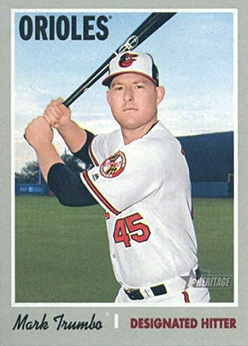 2019 Topps Örökség 213 Mark Trumbo Baltimore Orioles Baseball Kártya