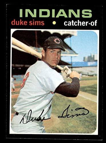 1971 Topps 172 Herceg Sims Cleveland indians (Baseball Kártya) NM Indiánok