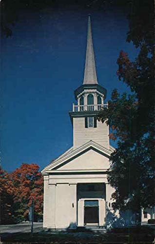 Wilton Kongregacionalista Egyház Wilton, Connecticut CT Eredeti Régi Képeslap