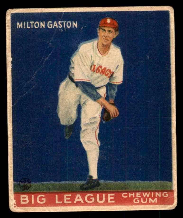 1933 Goudey 65 Milt Gaston Chicago White Sox (Baseball Kártya) FAIR White Sox