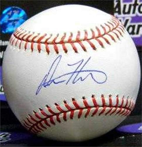 Drew Henson dedikált baseball (OMLB University of Michigan Wolverines NY Yankees-Cowboys) - Dedikált Baseball