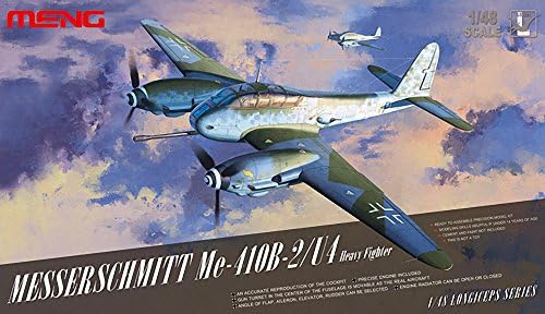 Meng Modellek Messerschmitt Me410B2/U4 Német Nehéz Harcos Készlet, Skála 1/48