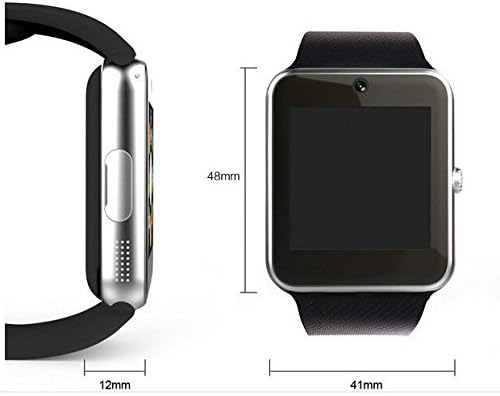 Padgene Bluetooth Smartwatch,Érintőképernyő Csukló Okos Telefon Nézni Sport Fitness Tracker SIM-kártya-SD Kártya Slot