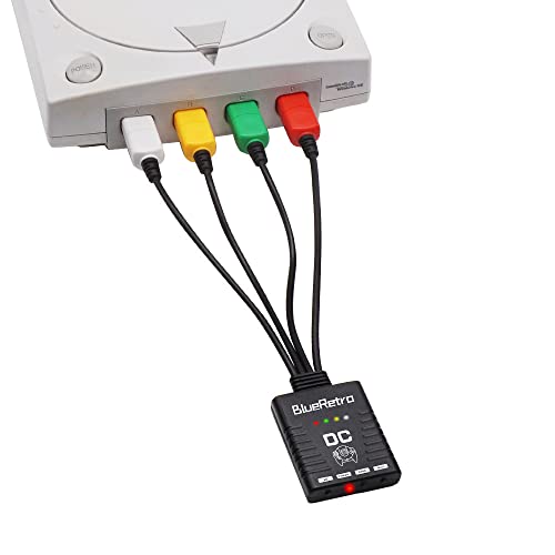 XBERSTAR DC DreamCast Bluetooth vezeték nélküli kezelni átalakító adapter vezérlő-Egyszerű Plug and Play Átalakító Sega