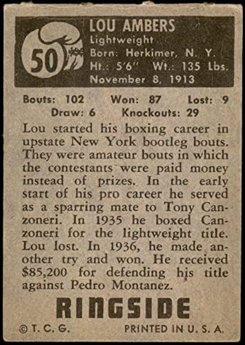 1951 Topps 50 Lou Ambers (Kártya) VG/EX