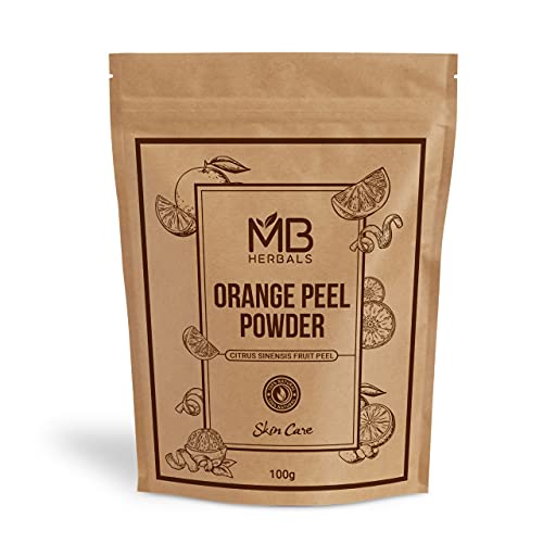 MB Gyógynövényeket, Tiszta narancshéj Por 100 G | Pure & Natural | Tartósítószert Nem | Kell Használni az Arcát