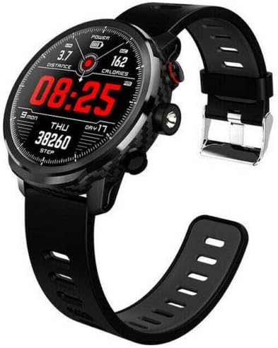 Új Smart Óra IP68 Vízálló Multi-Sport Mód pulzusszám Ellenőrzése Időjárás-Előrejelzés Smartwatch (Fekete)