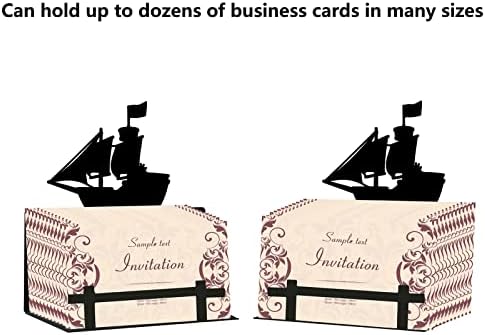 CREATCABIN Fém Vitorlás névjegykártya tartó Régi Neve Kártya Állni Szervező Függőleges Cím Kártya Tartóját a Modern